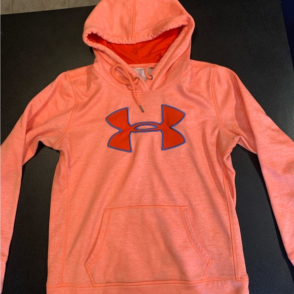 Women’s Peach Underarmour Hoodie, size small - Picture 1 of 3